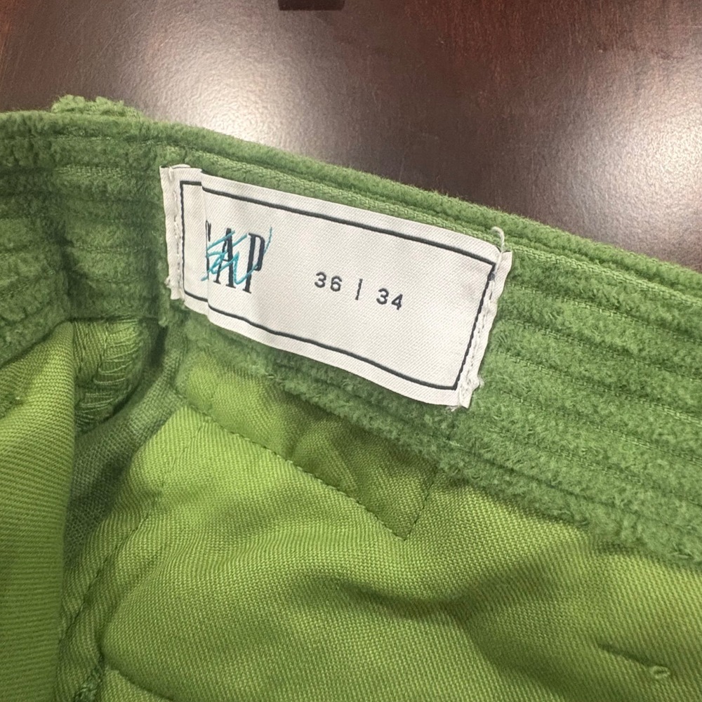 GAP Men's Re-Issue x Sean Wotherspoon Embroidered Corduroy Pants Size 36x34 - Picture 6 of 7